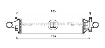 AVA QUALITY COOLING msa4658 -  Интеркулер